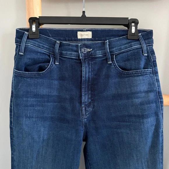 Mother Lil Hustler High Rise Ankle Flare Jean Sz 29P - Picture 3 of 7